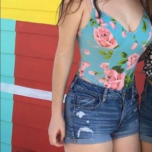 Vintage Lace Up Betsey Johnson Bodysuit